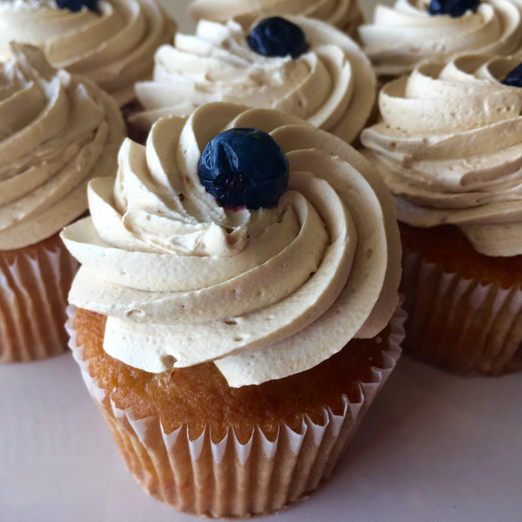 Blueberry Pancake Cupcake