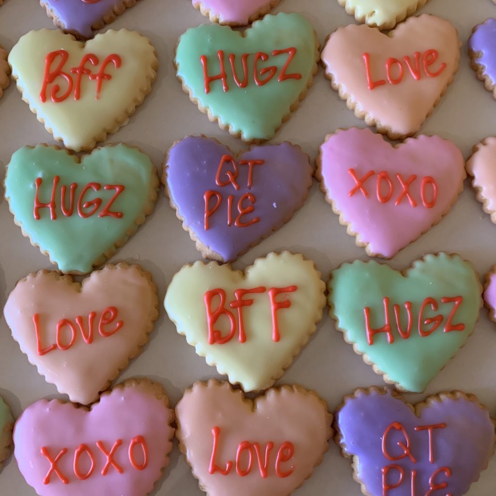 Conversation Heart Cookies