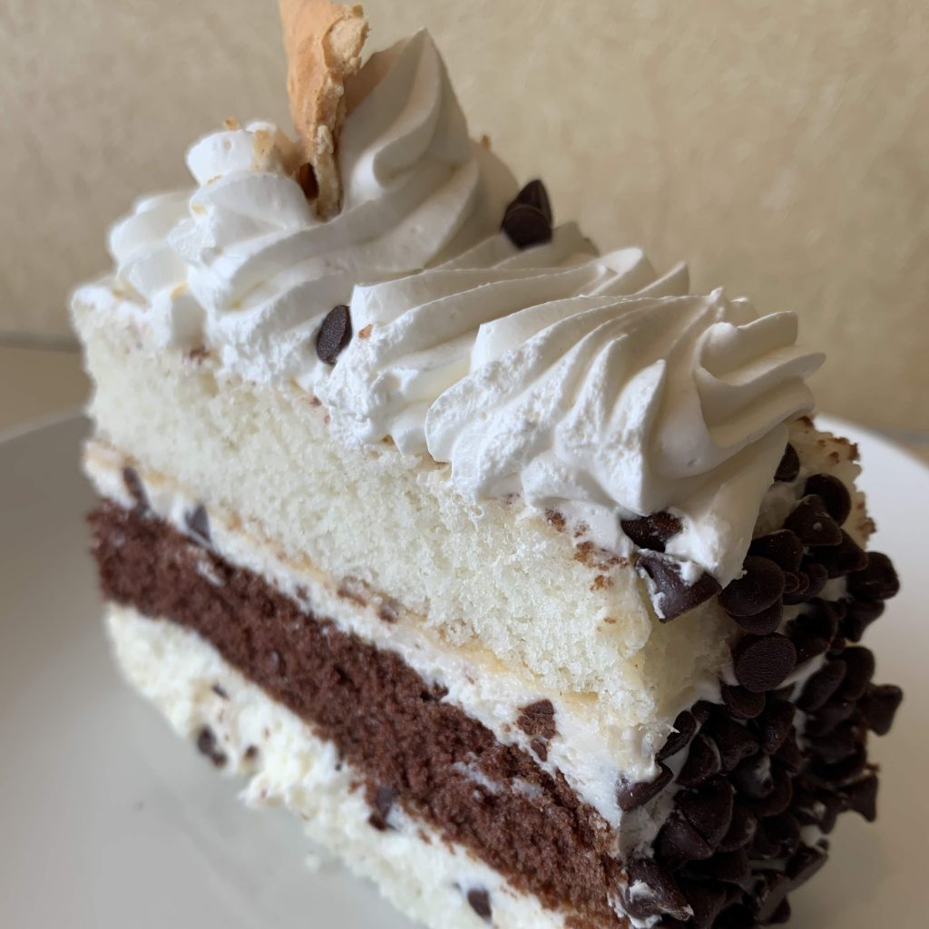 Cannoli Cake Slice