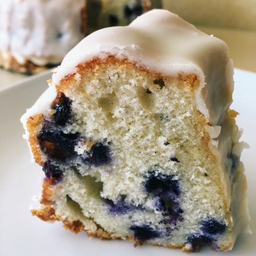 Blueberry Cream Cake