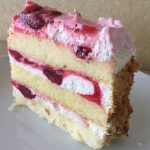 Strawberry Cake Slice