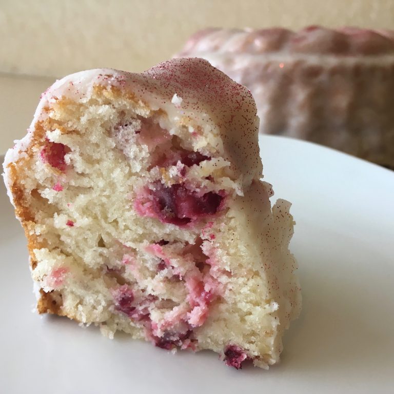 Cranberry Cream Cake