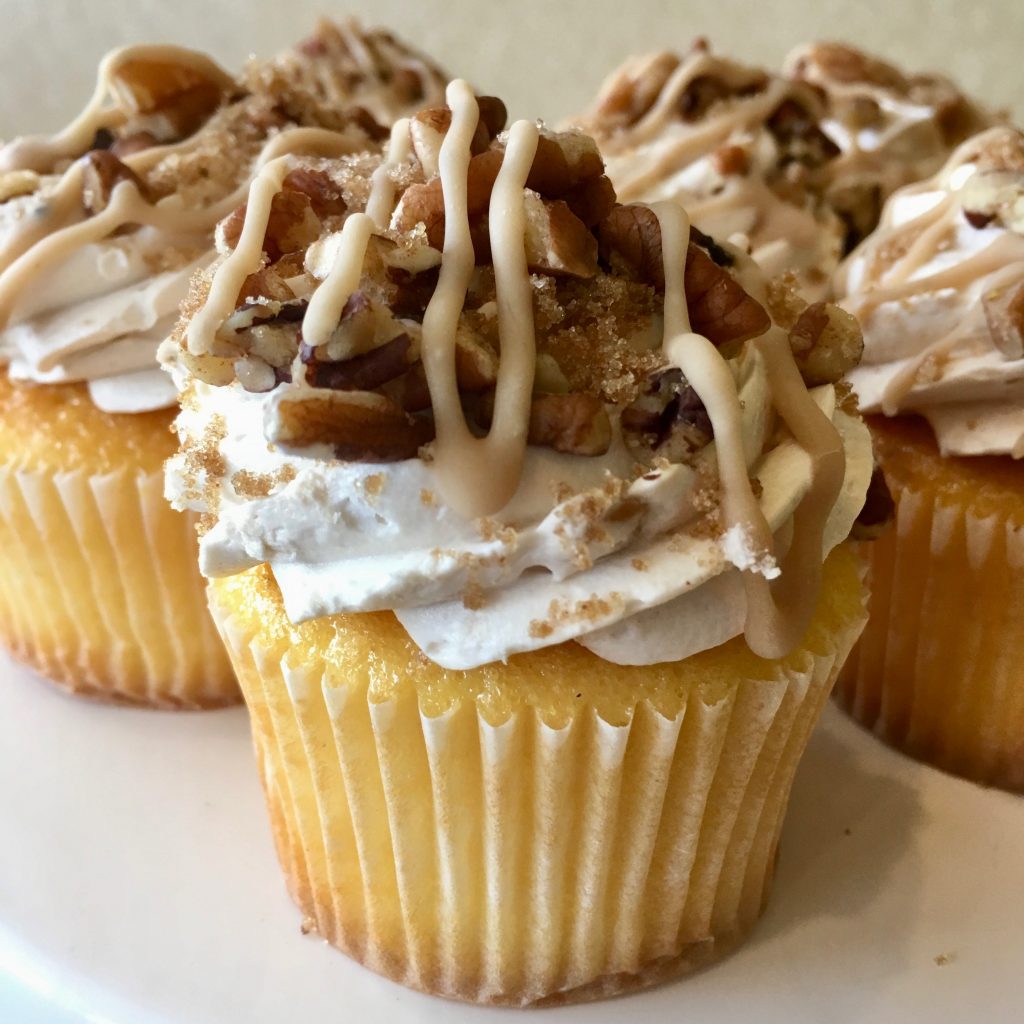 Caramel Pecan Pie Cupcake