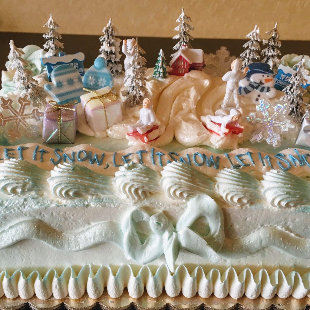 Winter Wonderland Set Cake