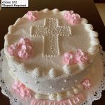 custom religious decorated cake cross