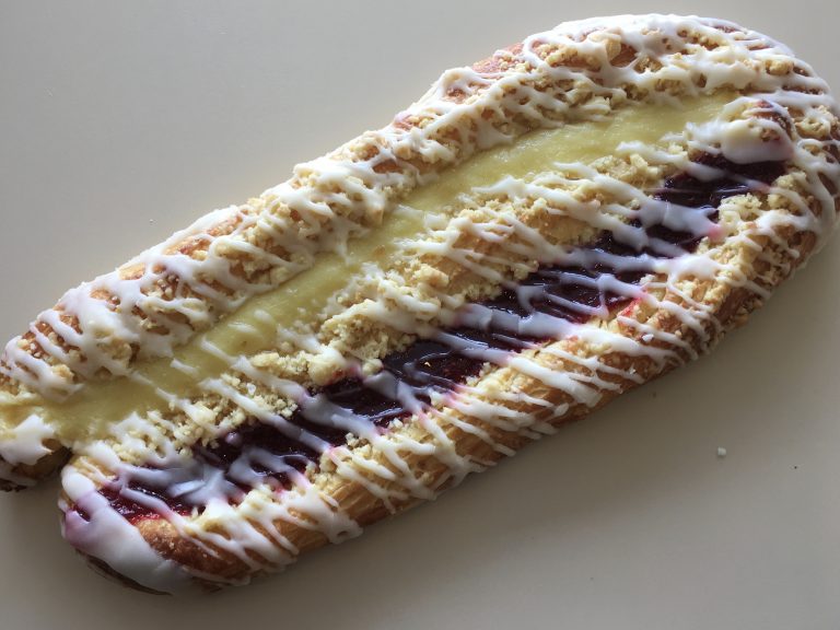 Custard Raspberry Strip