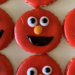 Iced Cookies - Elmo