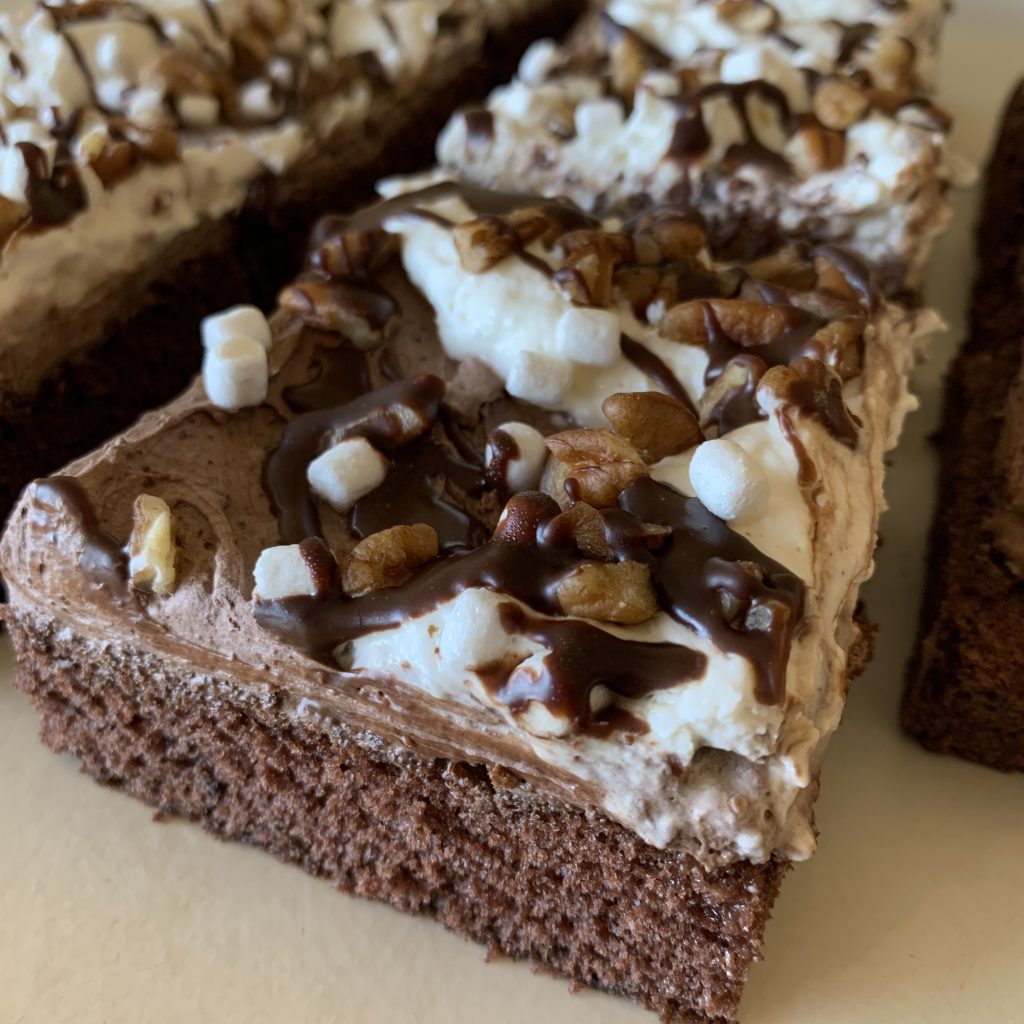 Rocky Road Cake Square