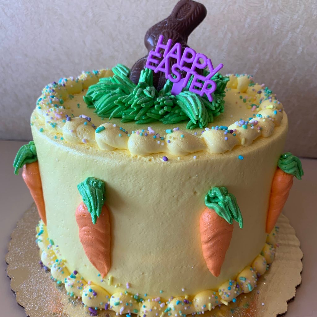 Easter Bunny Centerpiece Cake